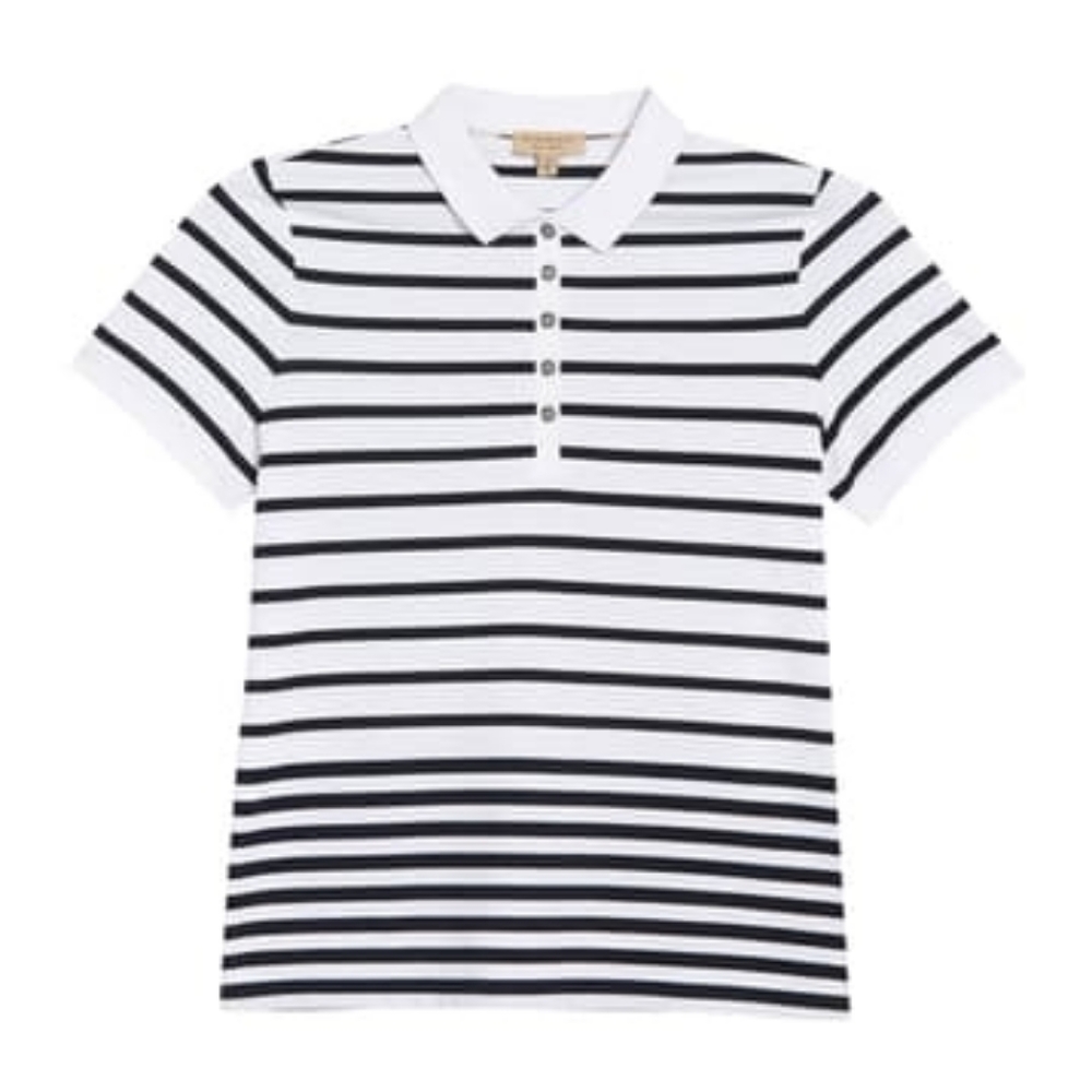 NTW Burberry Ausa Striped Knit Polo
